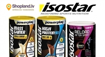 Порошки ISOSTAR MASS GAINER, HIGH PROTEIN, RELOAD AFTER SPORT  для приготовления напитков по увеличению и сохранению мышечной массы и для энергии!