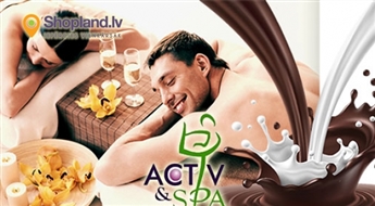 Activ & SPA: Juteklisks šokolādes-marcipāna SPA rituāls pārim (90 min)