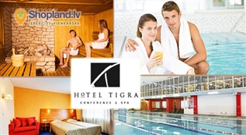 Отдых для двоих в гостинице Tigra +  СПА + завтрак + бассейн