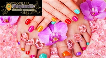 Boutique Lea: классический маникюр или педикюр + Gelish