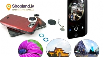 Для уникального фотоэффекта! Объектив Fish-Eye для мобильных устройств