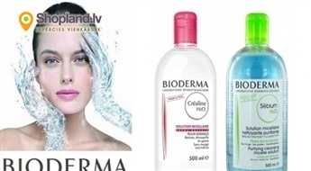 BIODERMA micelārais ūdens dažādiem ādas tipiem un kosmētikas noņemšanai (500 ml)