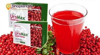 FARMAX: UroMax® Dzērvene - dzērvenes spēks urīnceļu veselībai