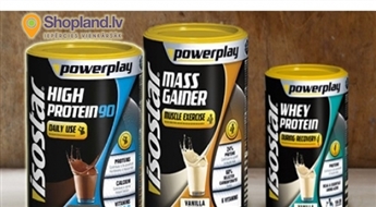 ISOSTAR dzērienu pulveri MASS GAINER, HIGH PROTEIN, RELOAD AFTER SPORT enerģijai, muskuļu masas palielināšanai un saglabāšanai!