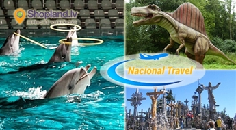 Nacional Travel: Дельфинарий в Клайпеде, Парк динозавров и Гора Крестов 10.06.17