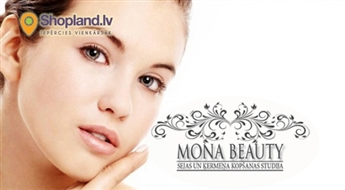 Mona Beauty: Elektroporācija (bezinjekciju mezoterapija) + ultraskaņas pīlings ādas atjaunošanai