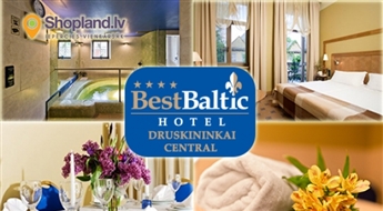 Atpūta diviem Lietuvā! Viesnīca + brokastis + vakariņas + SPA
