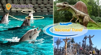 Nacional Travel: Дельфинарий в Клайпеде, Парк динозавров и Гора Крестов 01.07.17