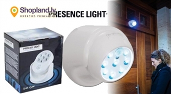 Presence Light lampa ar kustību sensoru!