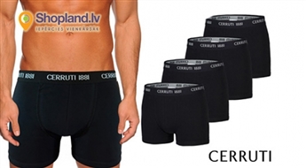Мужские боксеры знаменитого бренда CERRUTI 1881 черного цвета, M-XL (2 шт.)