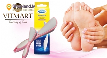 Divkāršas iedarbības kāju vīlīte Dual Action Foot File!