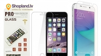 Защитная пленка-стекло для Apple iPhone и Samsung телефонов (0.26mm/2.5D)