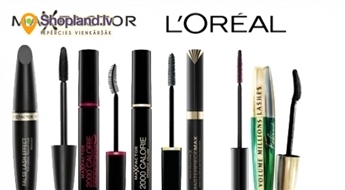 L'OREAL vai MAX FACTOR melnās skropstu tušas