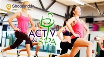ACTIV & SPA: 1 vai 8 deju vai fitnesa nodarbības
