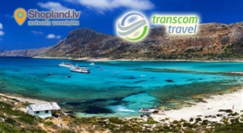 Transcom Travel: 7 dienas saulainajā Krētā (Lidojums + Transfērs + Viesnīca)