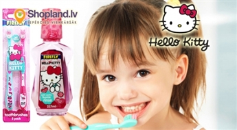 Полоскател для рта или зубные щетки Hello Kitty