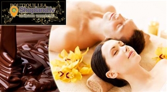 Boutique Lea: Dabīgās melnās šokolādes un apelsīna eļļas SPA rituāls 1 personai vai pārim