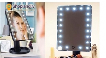 LED Spogulis makeup Pretty U vai Pretty U palielināmais LED spogulis!