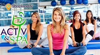 ACTIV & SPA: 1 vai 8 deju vai fitnesa nodarbības
