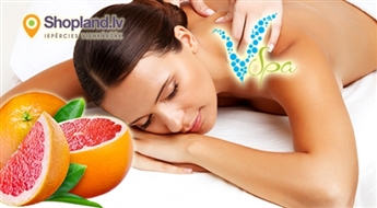 VSpa: Aroma sapnis – sarkanā greipfrūta SPA kūre (90 min.)