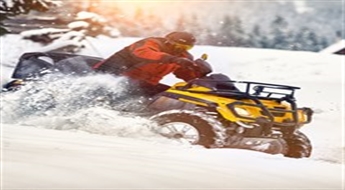 Brauciens ar kvadraciklu vai sniega motociklu
