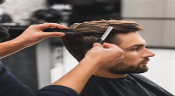 Vīriešu matu griezums salonā „HairRiga"