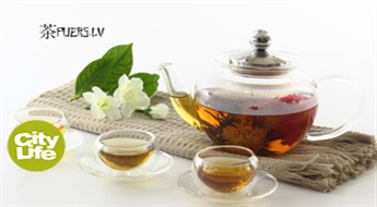 Augstākās kvalitātes ķīniešu tējas „Ziedošā” vai „Puer” līdz -54%