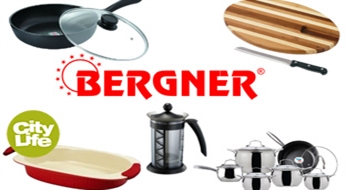 Распродажа кухонных принадлежностей Bergner: кастрюли, сковороды, емкости для приправ и др. -62%