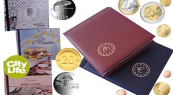 Актуальный подарок! Aльбомы для коллекции латовых и евро монет до -43%