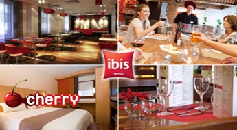 Отдых для двоих в гостинице IBIS KAUNAS CENTRE: ночевка + игристый напиток в номер + завтрак до -50%