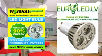 LED spuldze GU10 3W VISIONAL Econom (220V)
