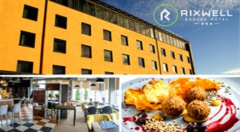 Проживание для двоих + романтический ужин и возможность отведать вкусный завтрак в Rixwell Bauska Hotel