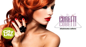 Coretti: matu krāsošana un griešana