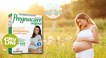 EkoMed: Pregnacare multivitamīni lietošanai pirms grūtniecības, tās laikā un mazuļa zīdīšanas periodā -50%