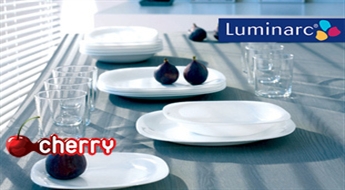 Franču elegance Tavam vakariņu galdam: Luminarc rūdītā stikla trauku komplekts (19 trauki) līdz -59%