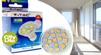 Экономьте электричество с умом: комплект светодиодных лампочек V-TAC GU10 3W (2 шт.) -71%