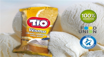 Kaste citronu saldējuma TIO Vēsma (130 ml x 40 gab.) -57%