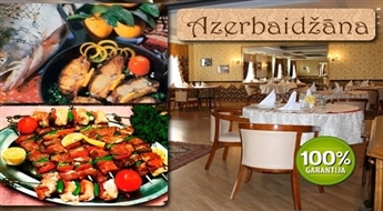 Restorāns AZERBAIDŽĀNA: vairāk nekā 120 gardi Austrumu ēdieni Dzirnavezera krastā, Ulbrokā -50%