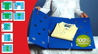 Shirt Fold: palīgierīce ērtai un parocīgai apģērbu locīšanai -67% Vairs nekādas kreklu pārgludināšanas!