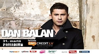 Pirmo reizi Latvijā! DAN BALAN koncerts koncertzālē Palladium 31. martā līdz -47%