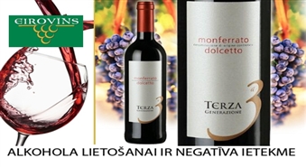 Eirovīns: sarkanvīns Monferrato Dolcetto DOC no Itālijas -56%