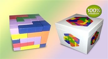 Maģiskais kubs (10 x 10 cm, saliekams) attīstošām un aizraujošām rotaļām -51%