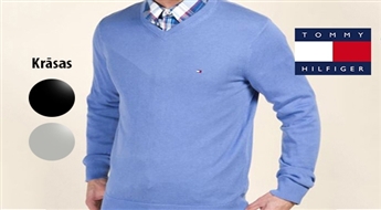 Stilīgi 100% kokvilnas Tommy Hilfiger vīriešu džemperi dažādās krāsās -60%