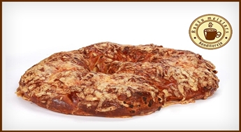 Raušu Meistara sāļais kliņģeris, pildīts ar sieru un šķiņķi (1,5 kg) -40%
