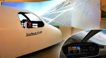 Sēdies pilota krēslā! Realitātes simulācija SoftekSim lidojuma sesijā -51%