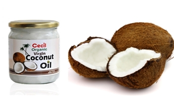 Organiska, auksti spiesta kokosriekstu eļļa CECIL (250 ml) vai karsētais sviests Gi KHANUM (500 g vai 1 kg) līdz -46%