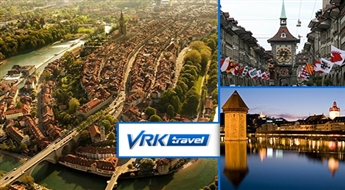 VRK Travel: Pavasara ceļojums uz ŠVEICI+ prāmis + viesnīca -40% Ceļojuma plānā: Cīrihe, Berne, Lihtenšteina, Lucerna, Montrē, Vevē