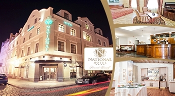 Romantiska atpūta Klaipēdas viesnīcā National Hotel! Nakšņošana + brokastis + biļetes uz Lietuvas Jūras muzeju līdz -59%