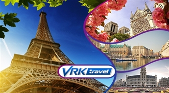 VRK-Travel: 7 dienu ceļojums uz Parīzi, Briseli un Hamburgu (7.-13. marts) -52% Brauciens notiks neatkarīgi no pircēju skaita!