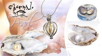 Īsta pērle gliemežvākā Love Pearl un kuloniņš - vēlmju piepildījums Jūsu rokās!
